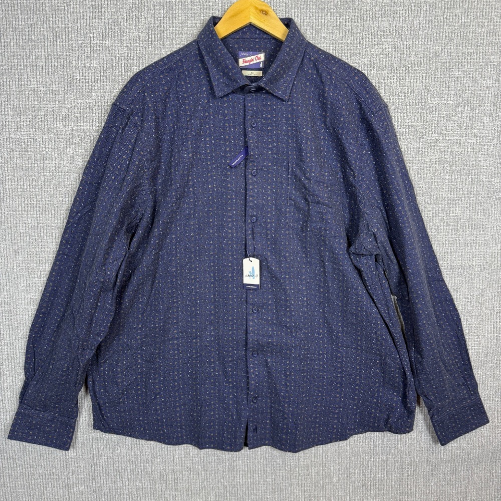 Johnnie-O Hangin' Out Button Down Shirt Ski Novelty Flannel LS‎ Sz 2XL
